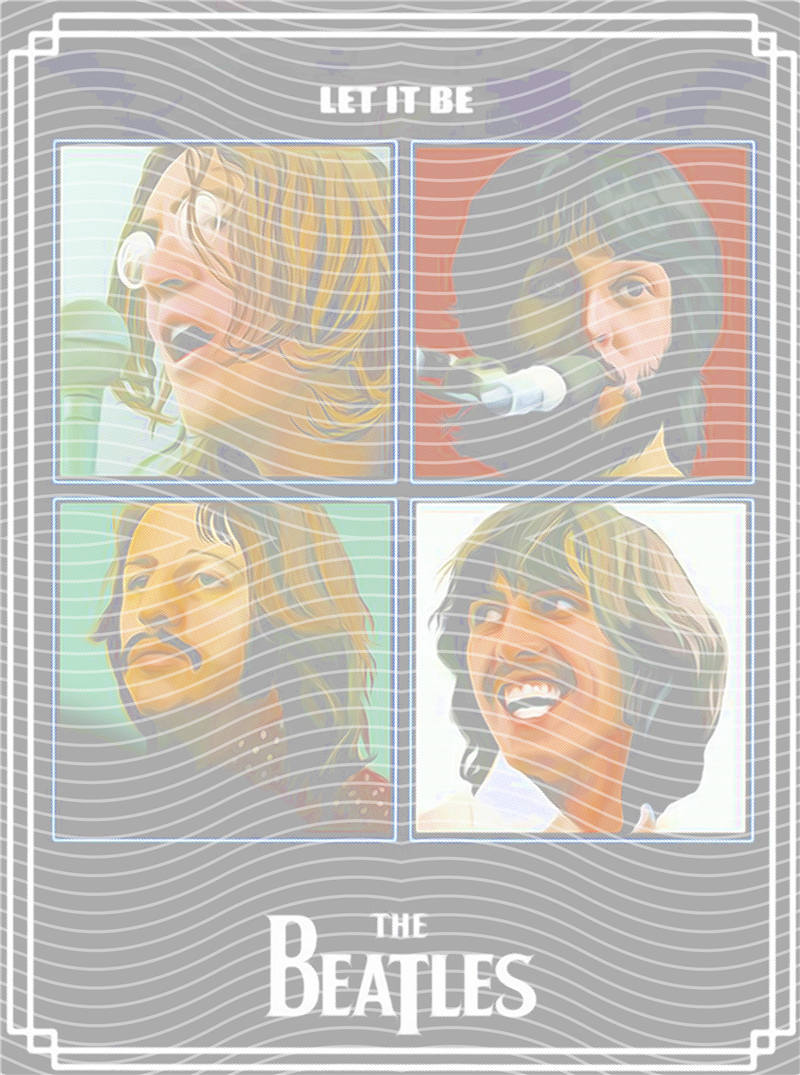 Metal band half tone-MB 244